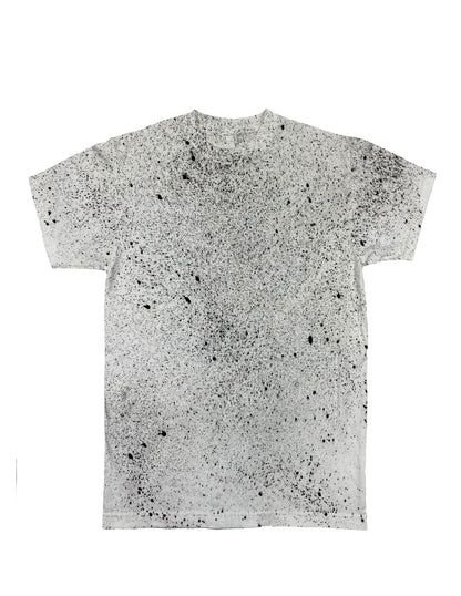 Black White Sprinkle Dye T-Shirt