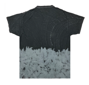 Black / Gray Potassium Brush Tie Dye Short Sleeve T-Shirt | Custom Colors Apparel