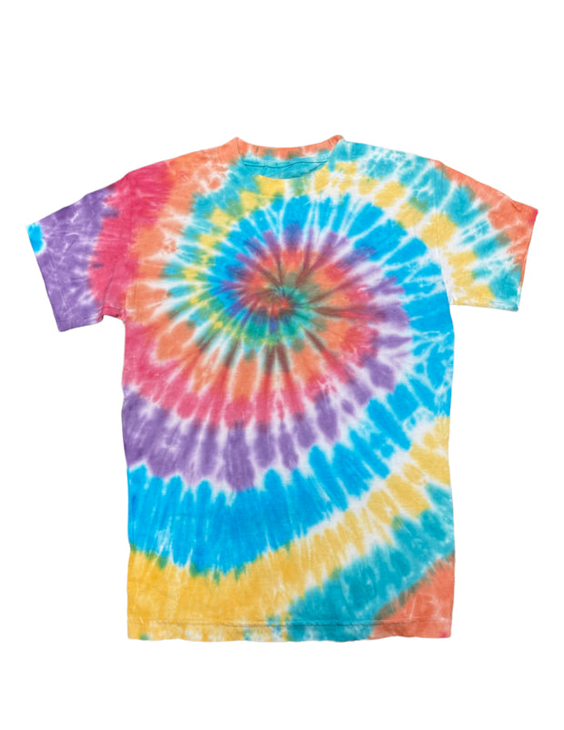 Multi-Color Spiral Tie Dye T-Shirt 2