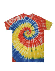 Multi-Color Spiral Tie Dye T-Shirt