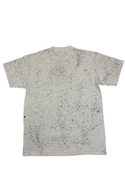 Off White / Black Sprinkle Dye T-Shirt