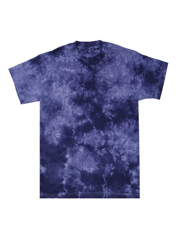 Purple Crystal Wash Tie Dye T-Shirt