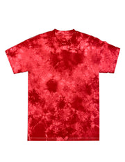 Red Crystal Wash Tie Dye T-Shirt