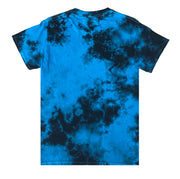 Blue / Black Crystal Wash Short Sleeve T-Shirt | Custom Colors Apparel