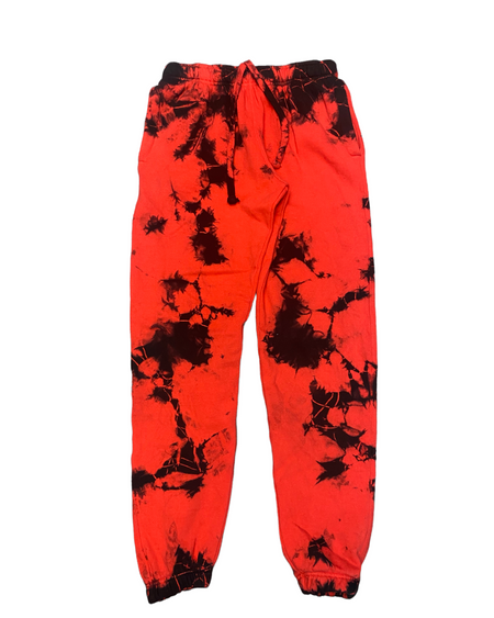 Red/Black Crystal Wash Joggers
