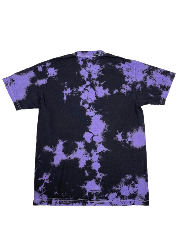 Black / Purple Crystal Wash Short Sleeve T-Shirt