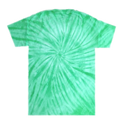Lime Green Tie Dye Short Sleeve T-Shirt | Custom Colors Apparel