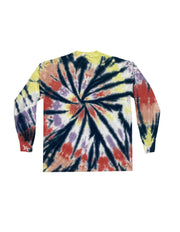 Multicolor Spiral Tie Dye Long Sleeve T-Shirt 1